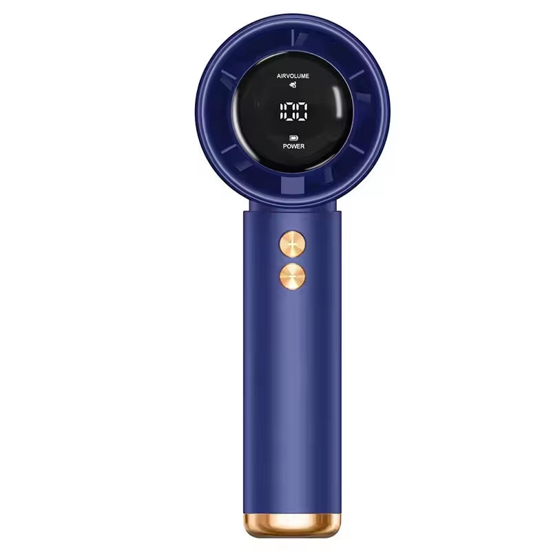 Handheld Fan Portable Turbo Fan Air Cooler 100-Speed Adjustment High-Speed Fans Mini Hand Fan for Home Travel Outdoor Camping